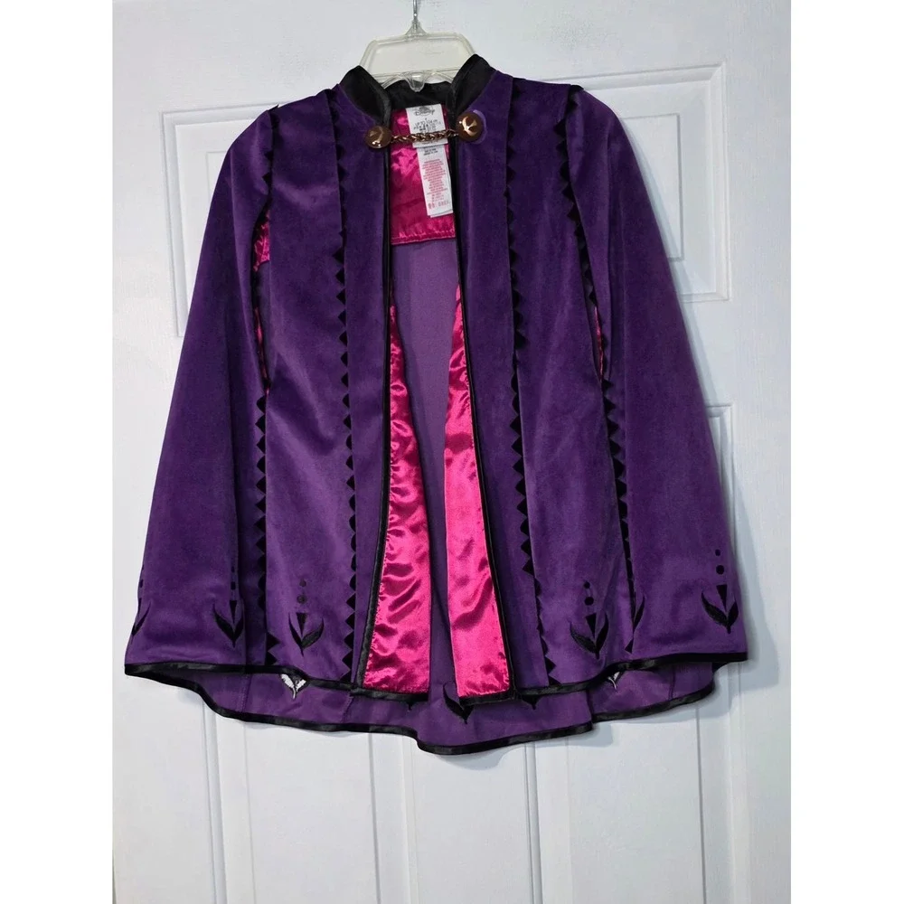 Disney Store Frozen Anna Purple Cape‎ Only Costume Halloween 4